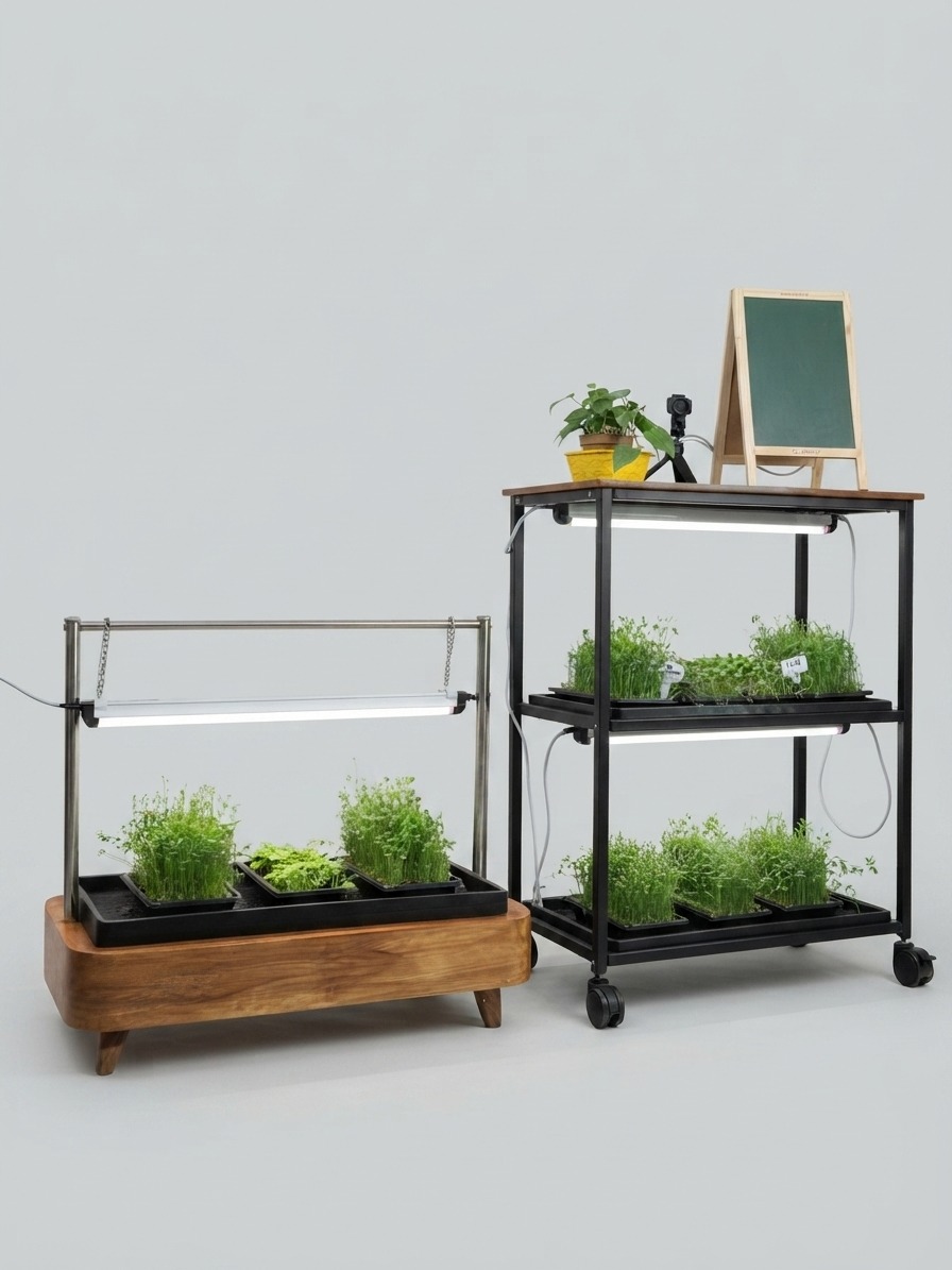 GRooX ecosystem indoor growing setup